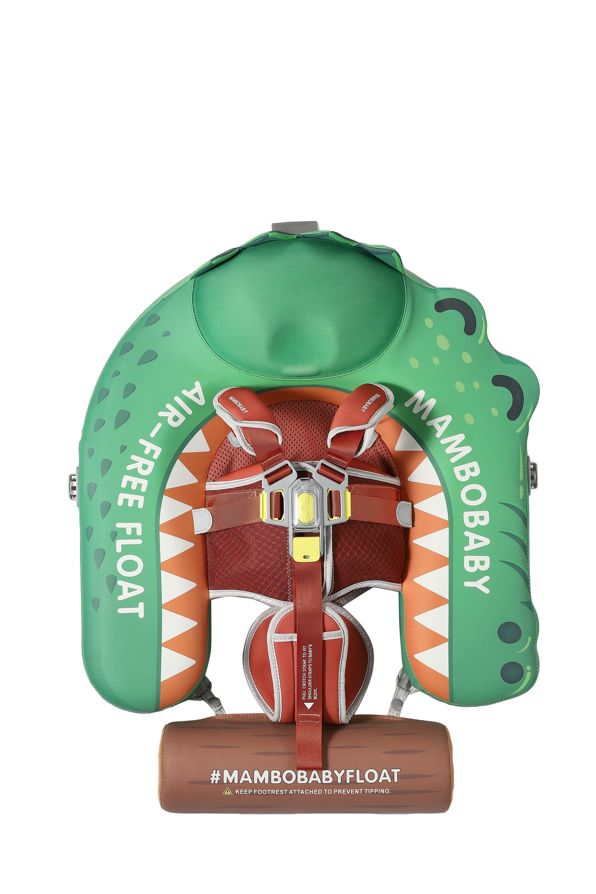Mambobaby Deluxe™ Crocodile Chest Float with 3D Canopy