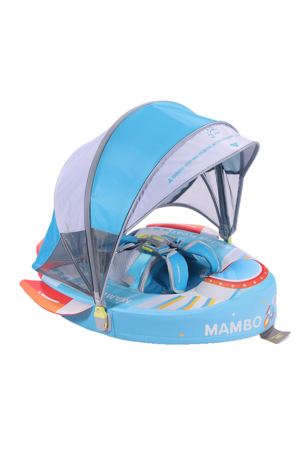 Mambobaby Deluxe™ Rocket Chest Float with 3D Canopy