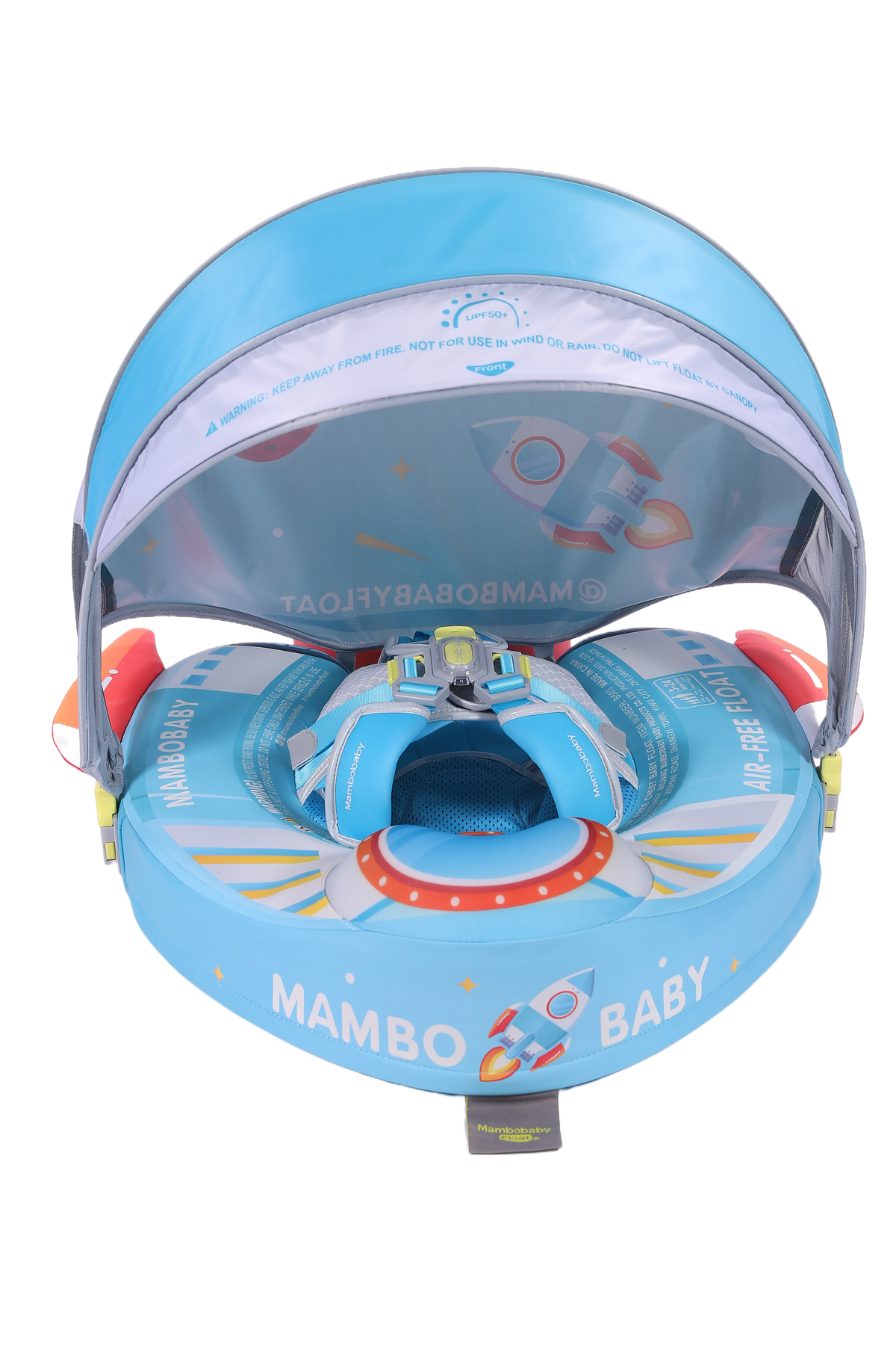 Mambobaby Deluxe™ Rocket Chest Float with 3D Canopy