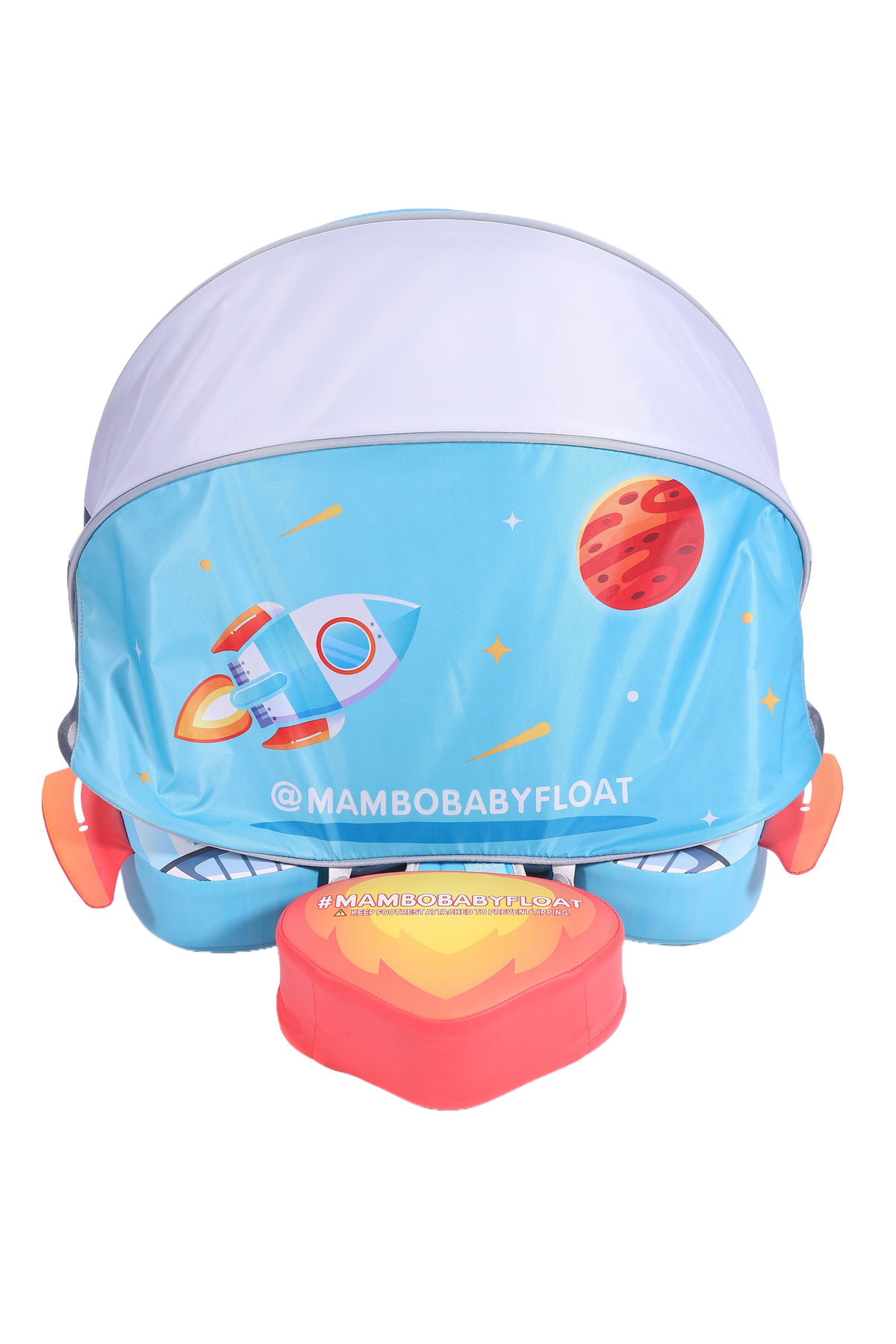Mambobaby Deluxe™ Rocket Chest Float with 3D Canopy