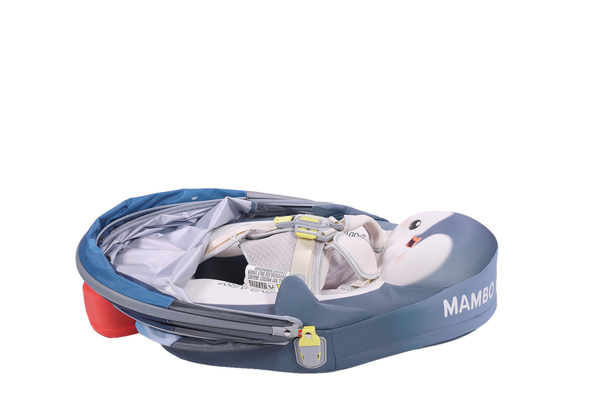 Mambobaby Deluxe™ Penguin Chest Float with 3D Canopy
