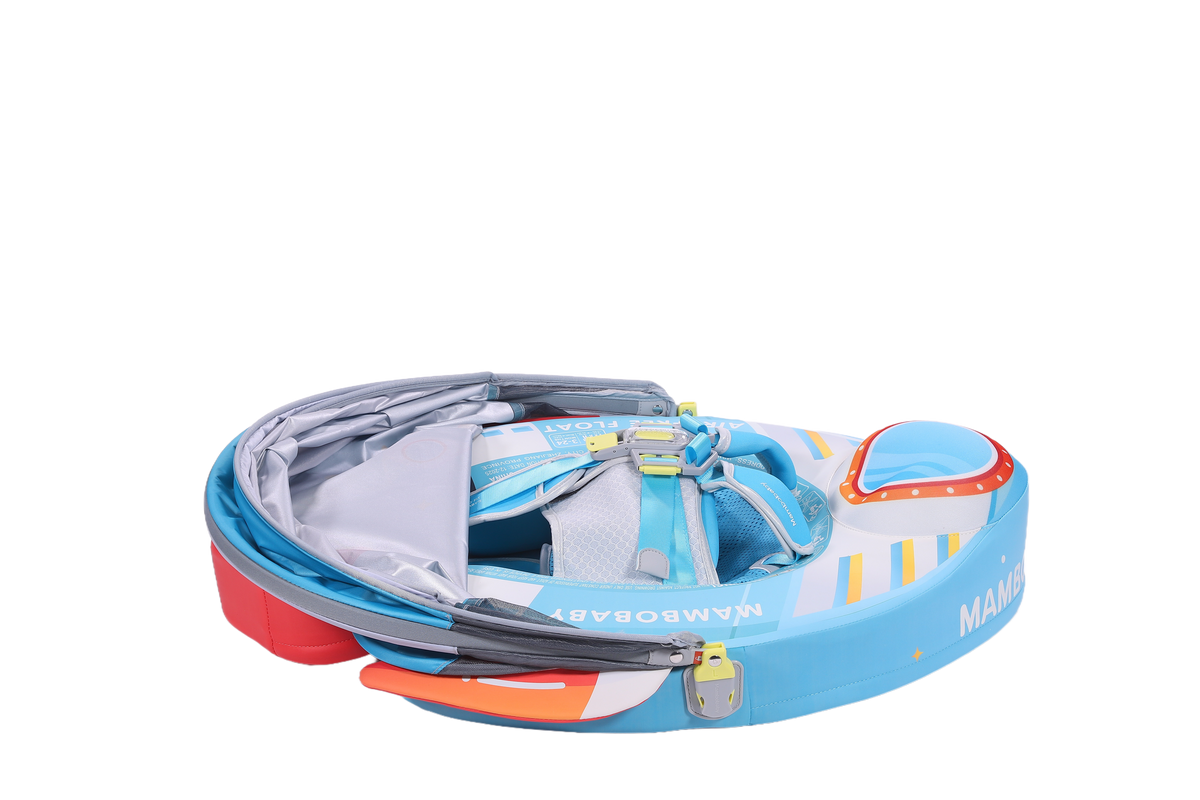 Mambobaby Deluxe™ Rocket Chest Float with 3D Canopy