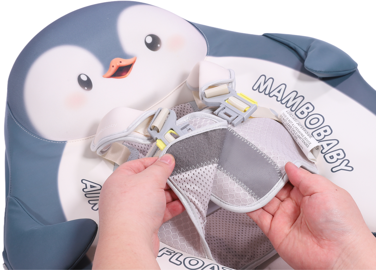 Mambobaby Deluxe™ Penguin Chest Float with 3D Canopy