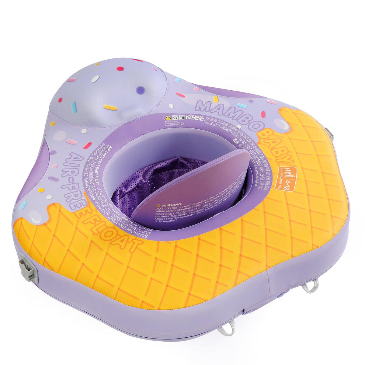 Mambobaby Air-Free Ice Cream Baby Seat Float