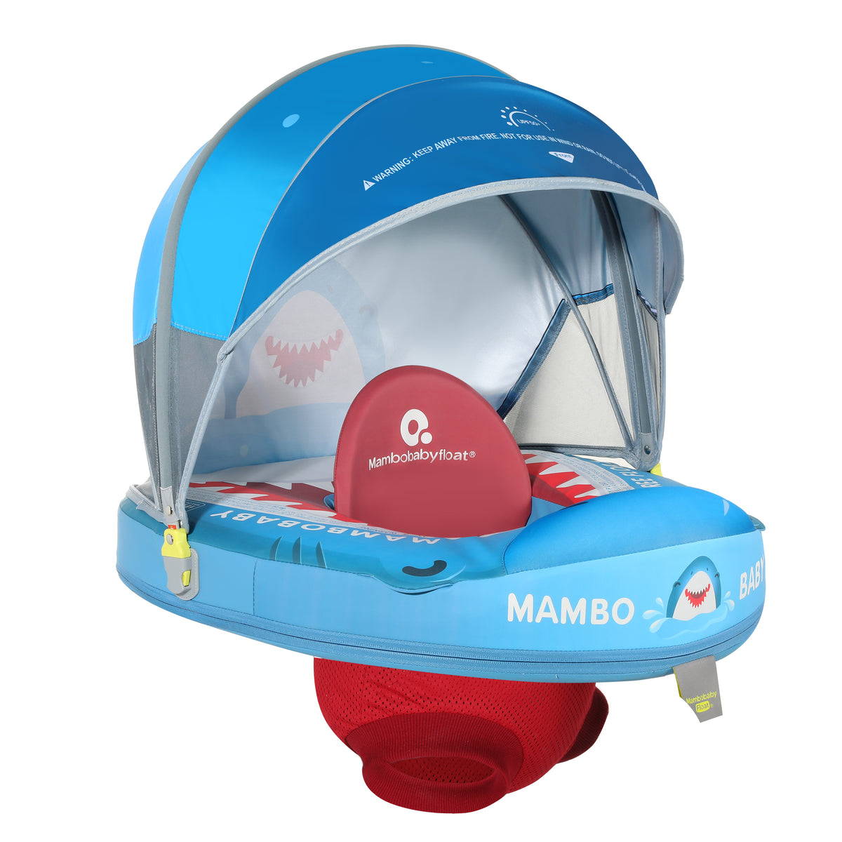 Mambobaby Air-Free Shark Baby Seat Float