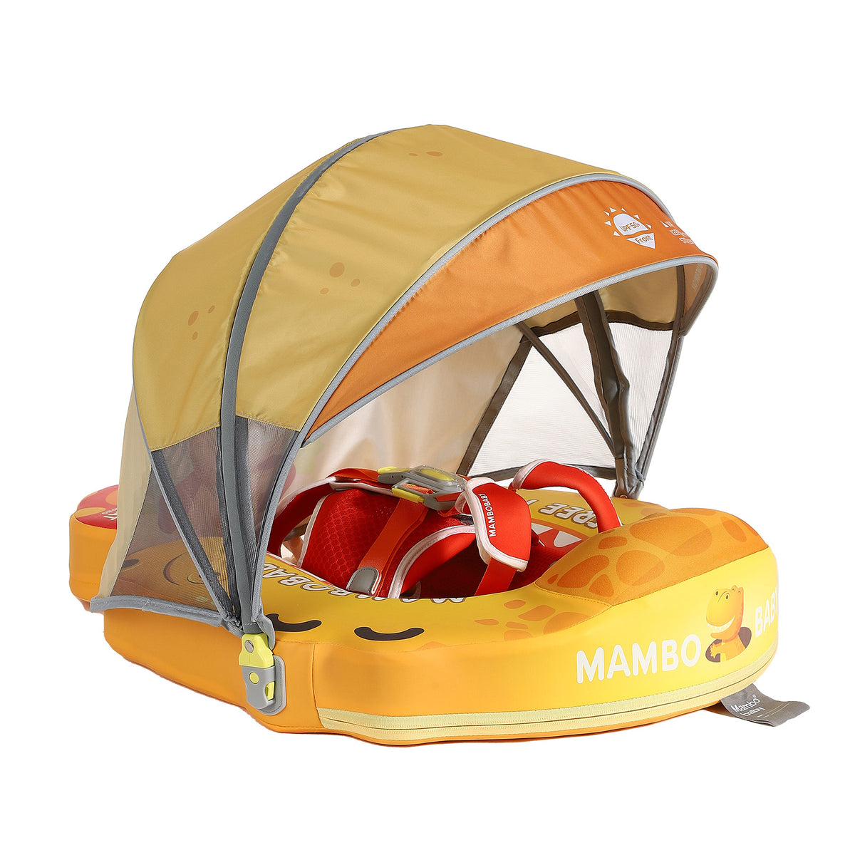 Mambobaby Deluxe™  Dino Jaw Chest Float with 3D Canopy