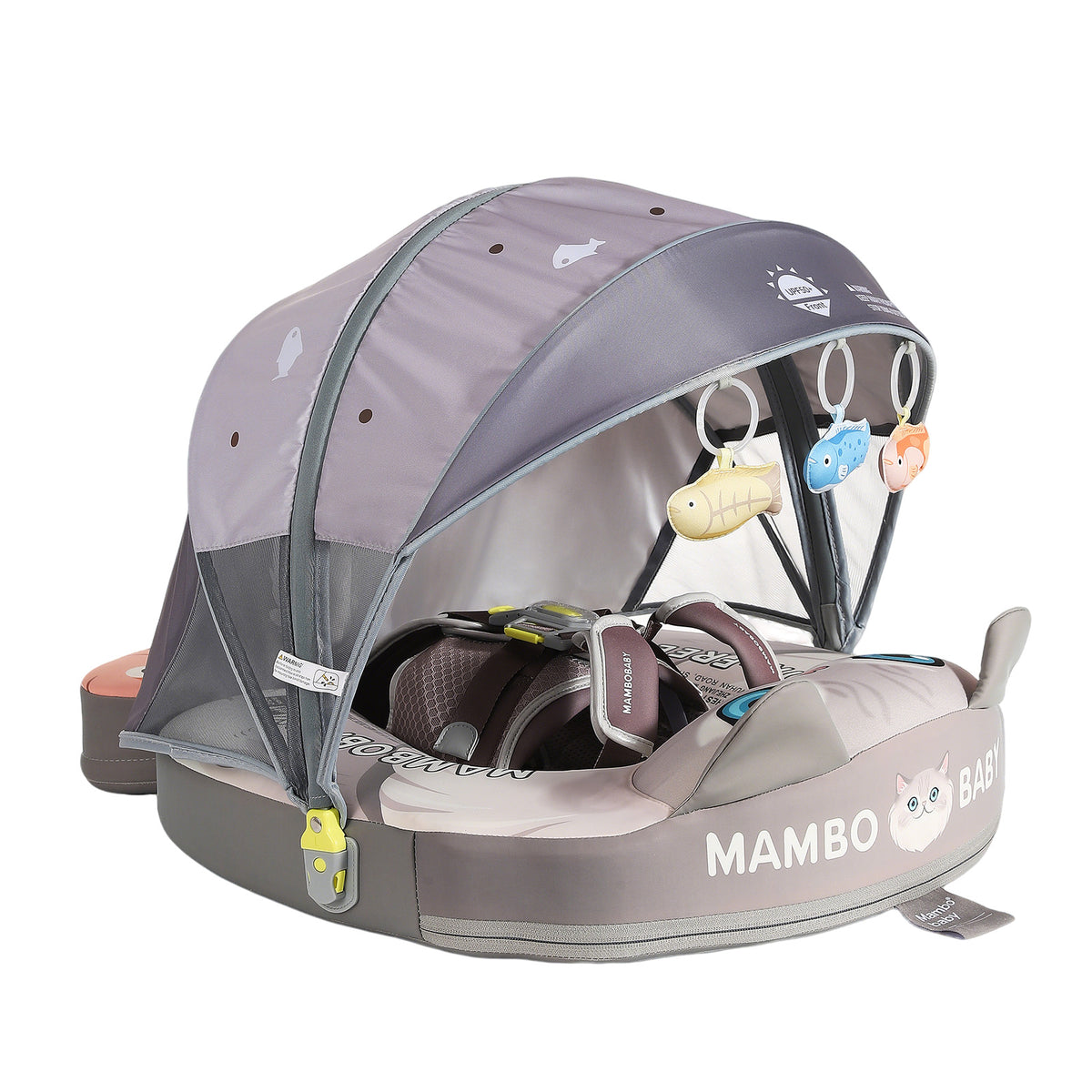 Mambobaby Deluxe™ Cat Chest Float with 3D Canopy