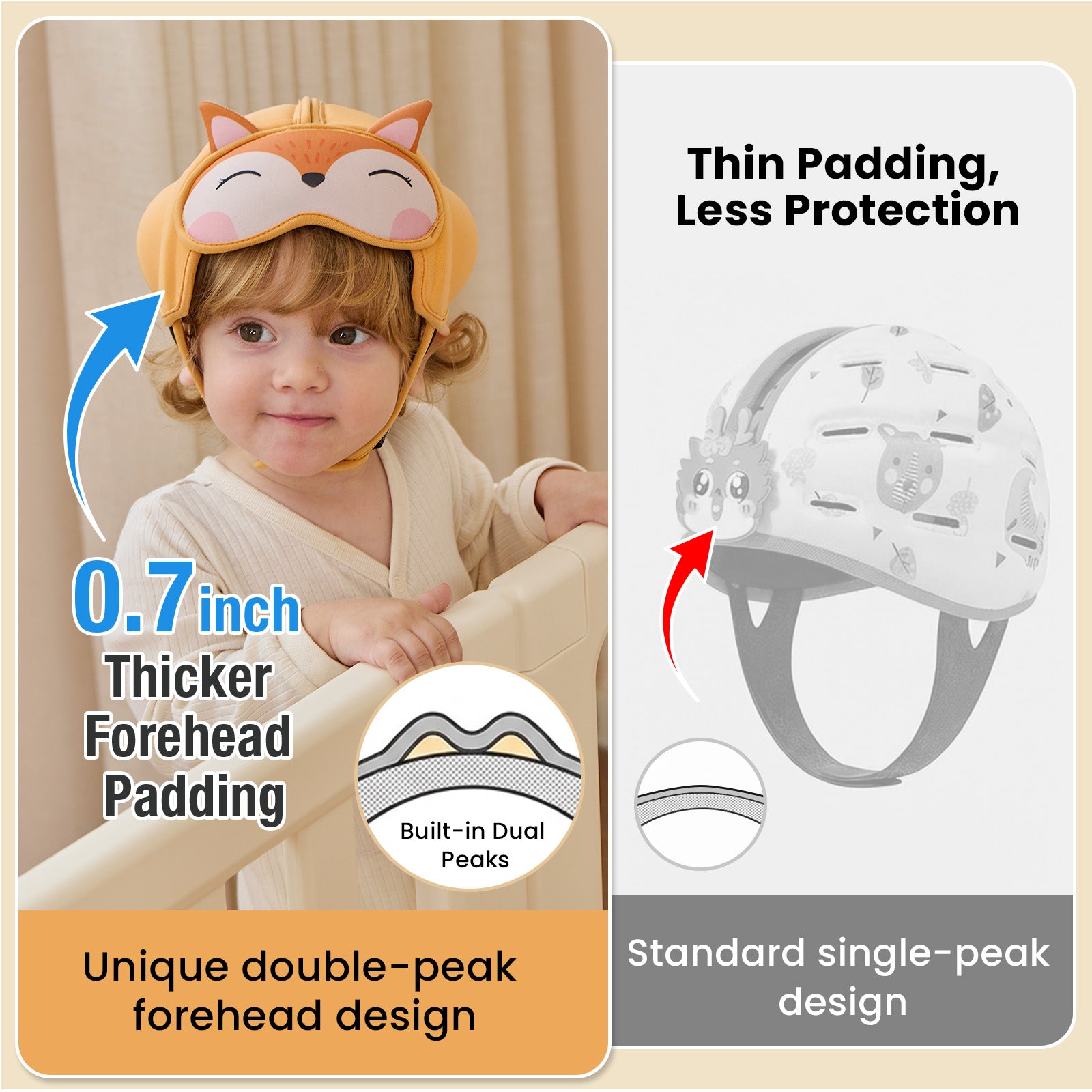 Mambobaby Fox Baby Head Guard