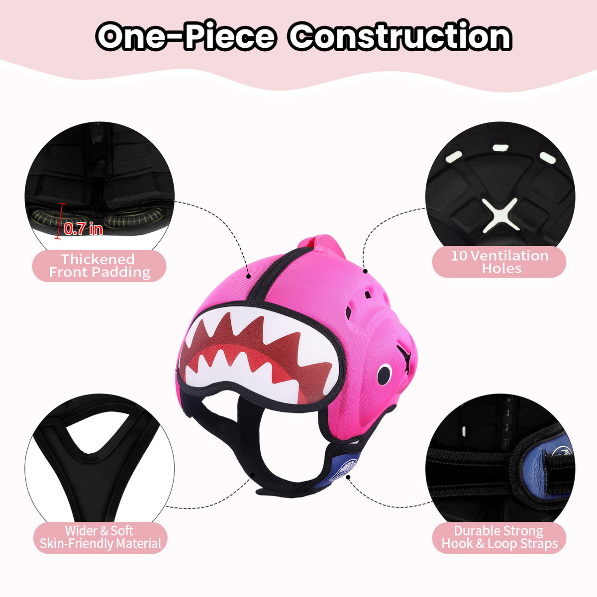 Mambobaby Shark Baby Head Guard