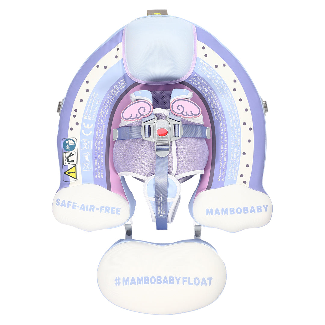 Mambobaby Deluxe™ Rainbow Chest Float with 3D Canopy