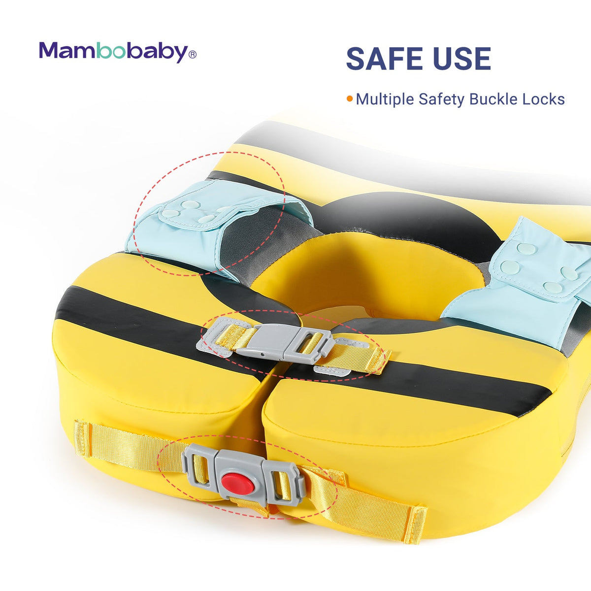 Mambobaby Air-Free Bee Baby Shoulder Float