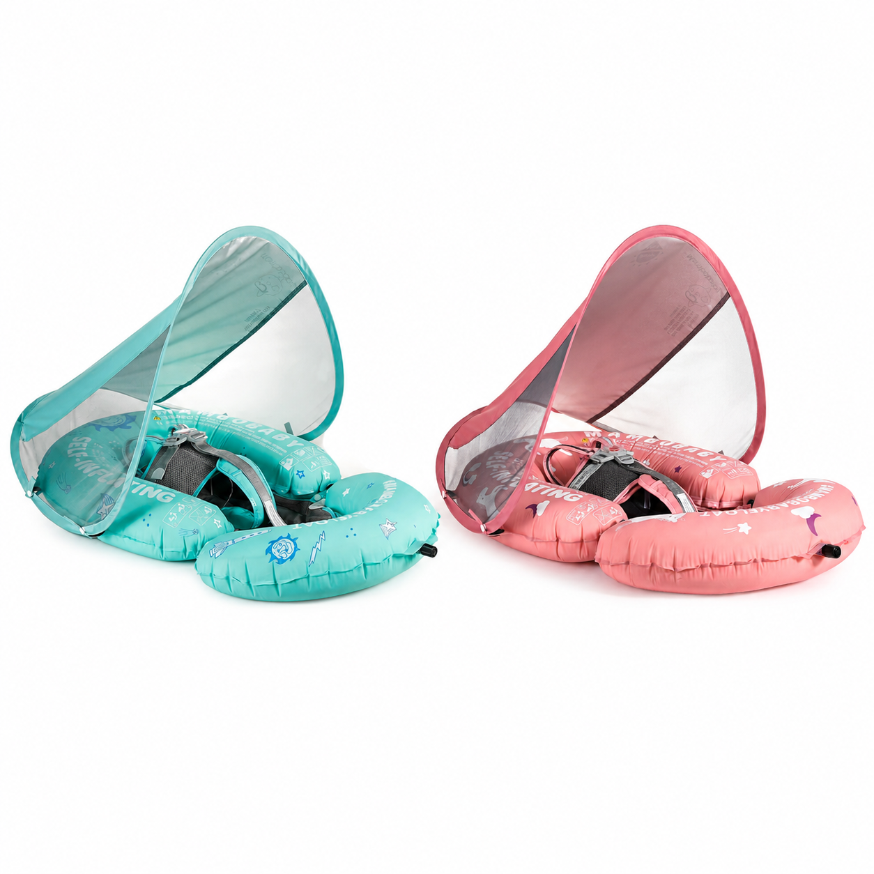 Mambobaby Go™ Self-Inflating Chest Float with Flat Canopy
