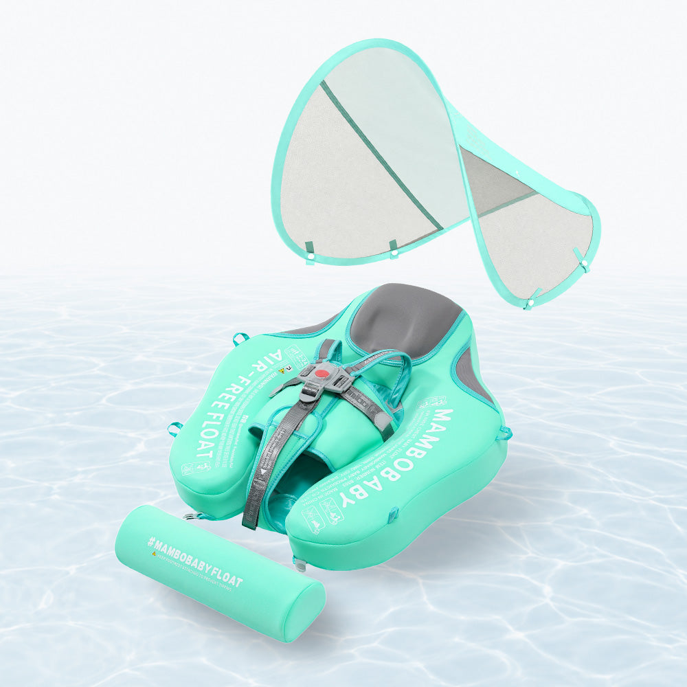 Mambobaby Classic™ Air-Free Chest  Float with Canopy