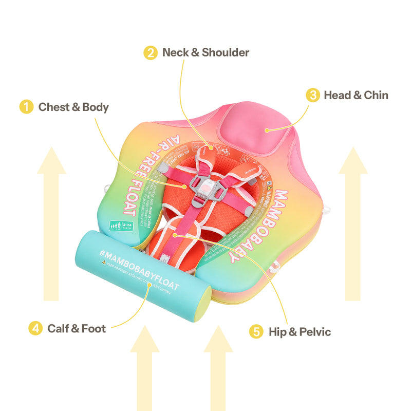 Mambobaby Classic™ Fade Color Chest Float with Canopy