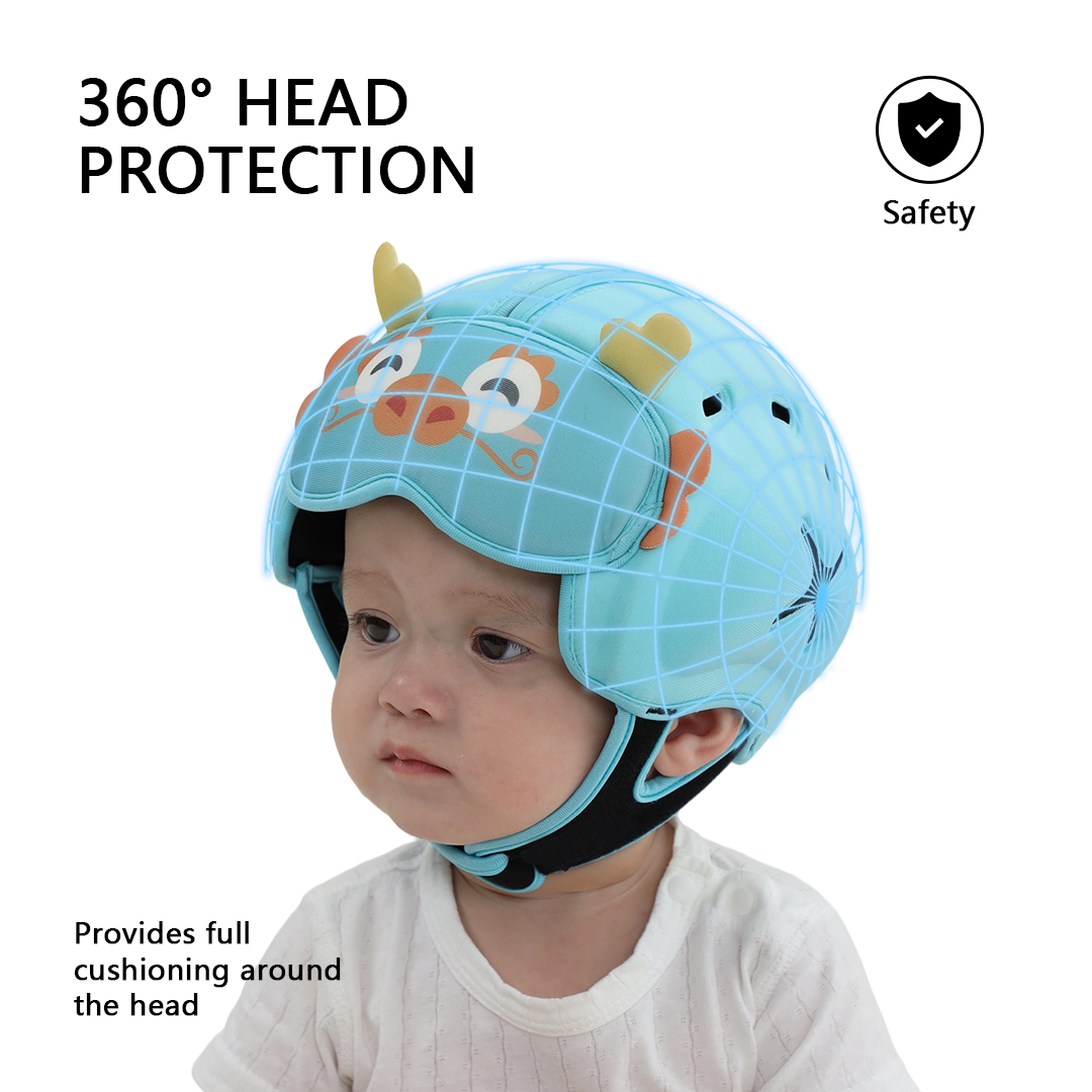 Mambobaby Little Green Dragon Baby Head Guard