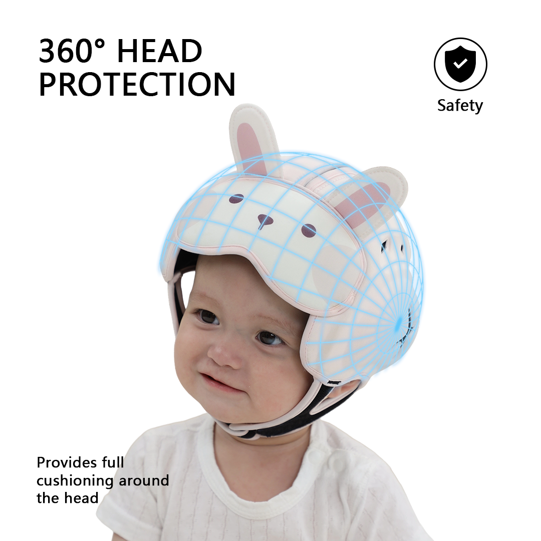 Mambobaby Cute Rabbit Baby Head Guard