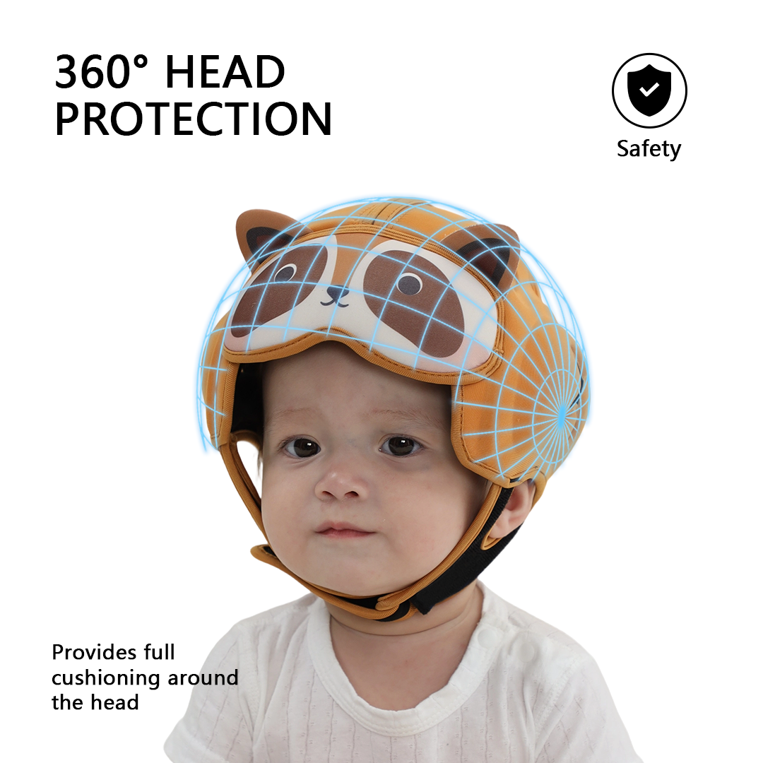 Mambobaby Raccoon Baby Head Guard
