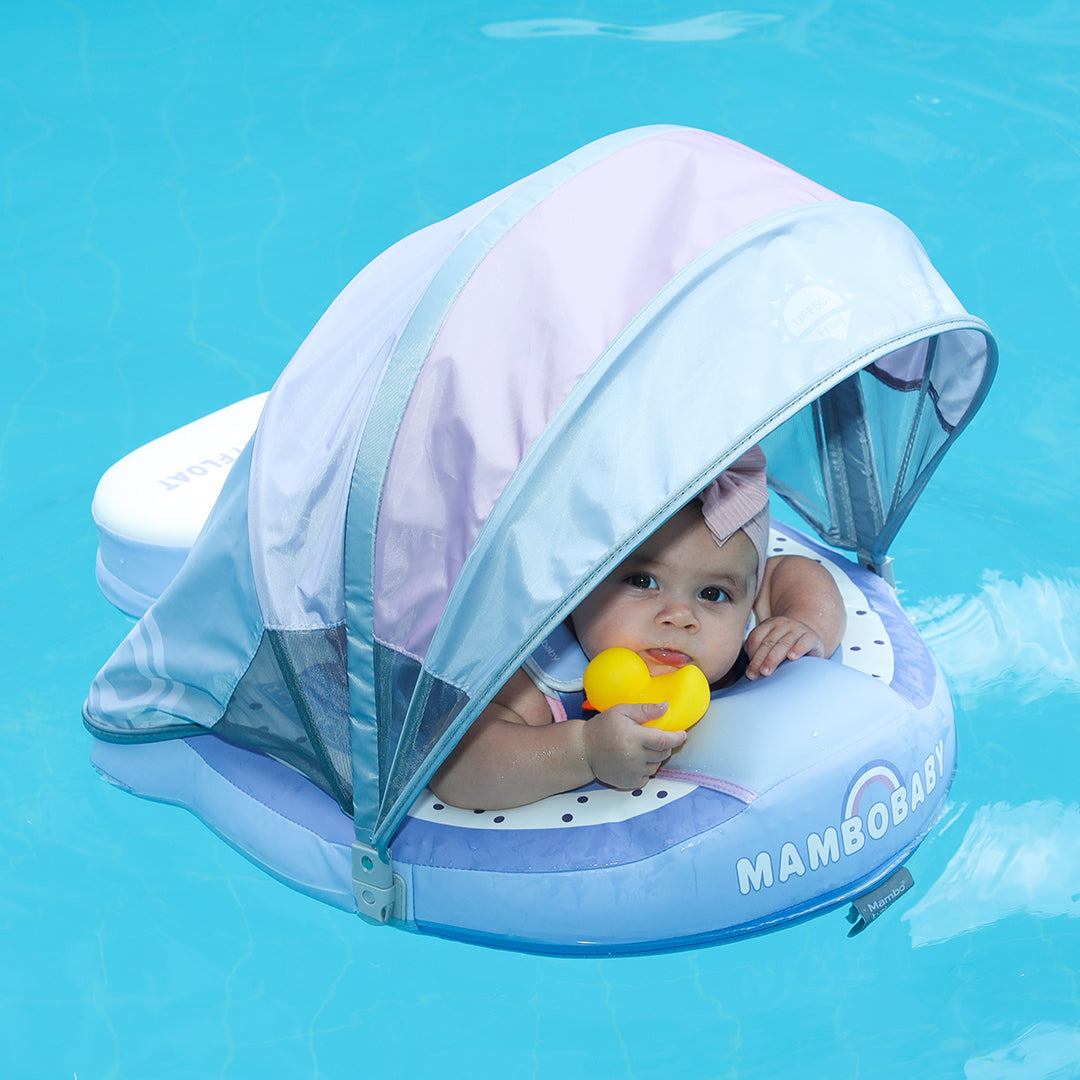 Mambobaby Deluxe™ Rainbow Chest Float with 3D Canopy