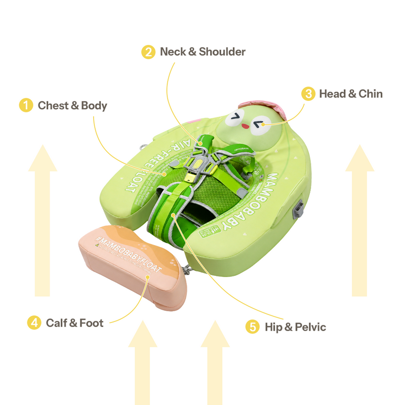 Mambobaby Deluxe™ Cactus Bloom Chest Float with 3D Canopy