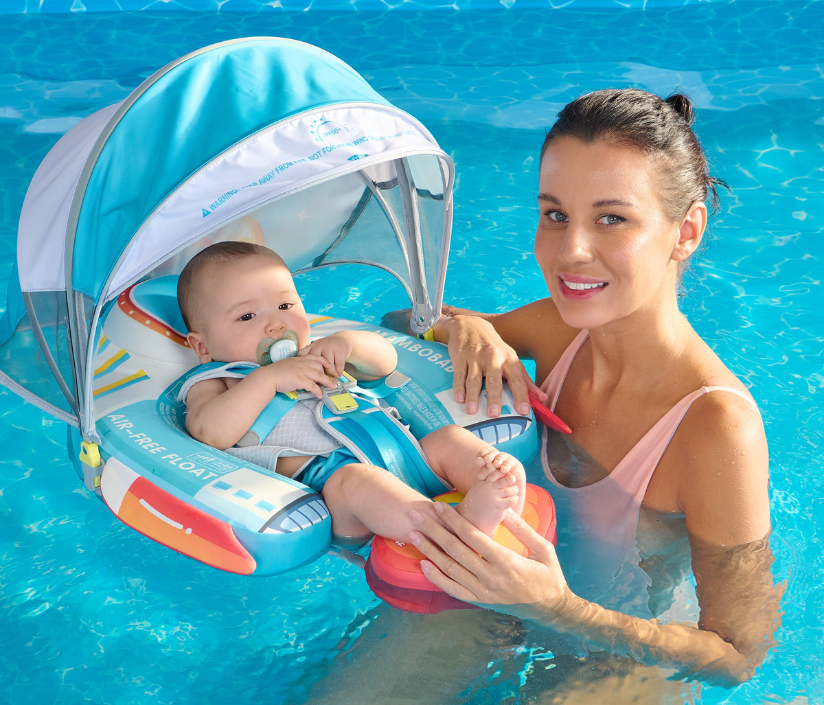 Mambobaby Deluxe™ Rocket Chest Float with 3D Canopy