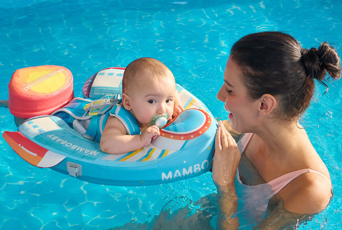 Mambobaby Deluxe™ Rocket Chest Float with 3D Canopy