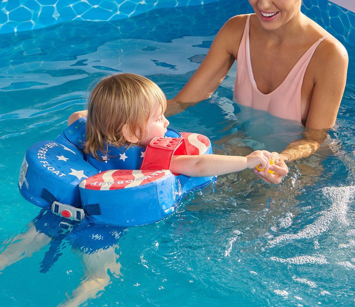 Mambobaby Air-Free Stars&Stripes Baby Shoulder Float