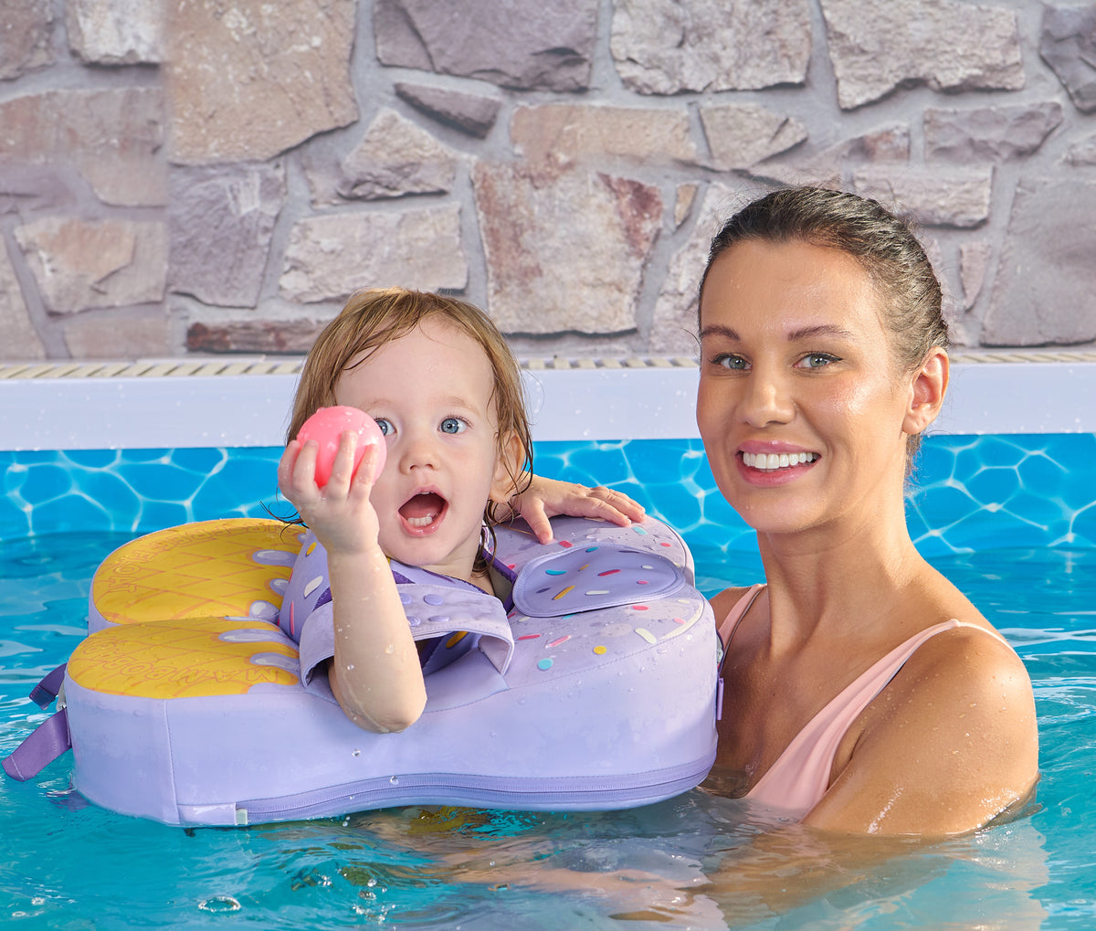 Mambobaby Air-Free Ice Cream Baby Shoulder Float