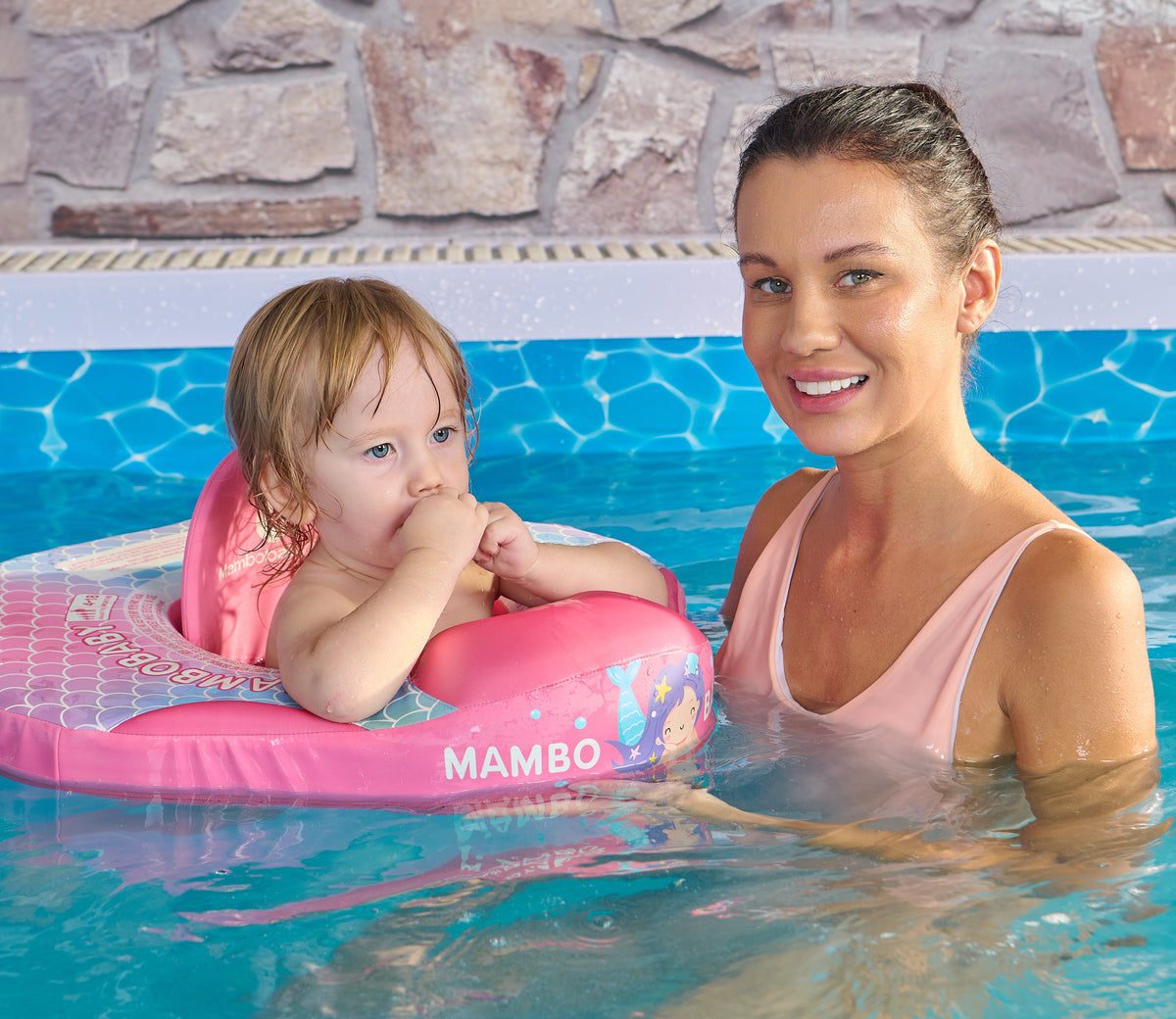 Mambobaby Air-Free Mermaid Baby Seat Float