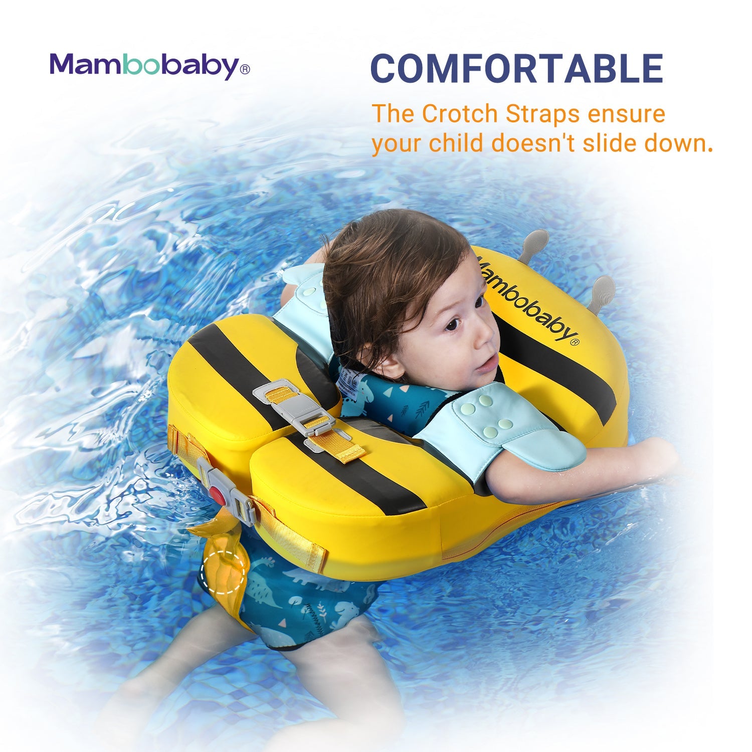 Mambobaby Air-Free Bee Baby Shoulder Float