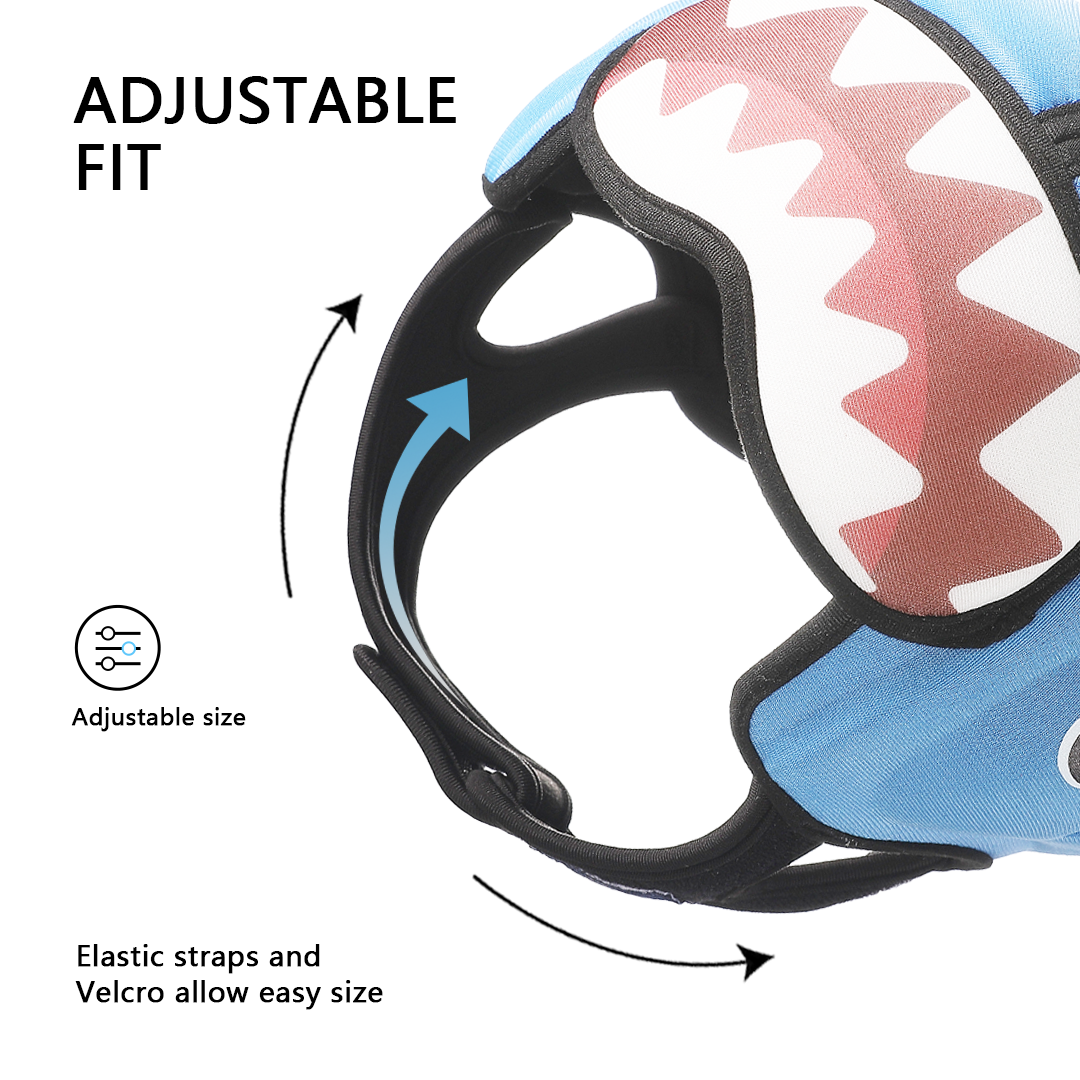 Mambobaby Blue Shark Baby Head Guard