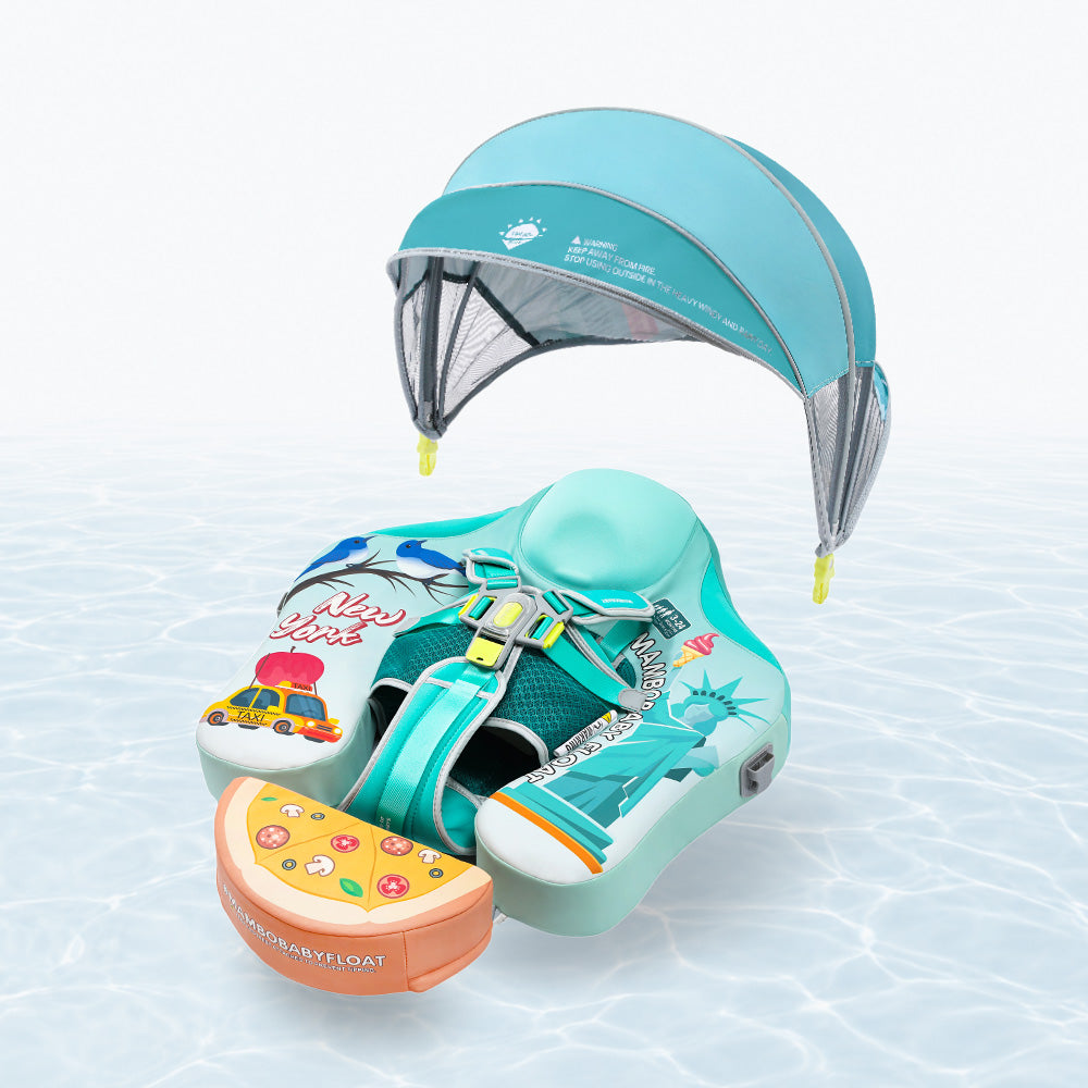 Mambobaby Deluxe™ New York Chest Float with 3D Canopy