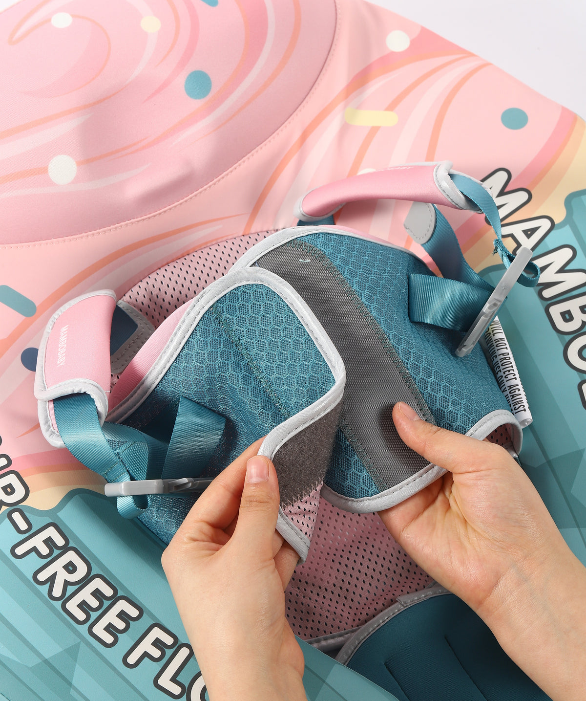 Mambobaby Deluxe™  Cup Cake Chest Float with 3D Canopy