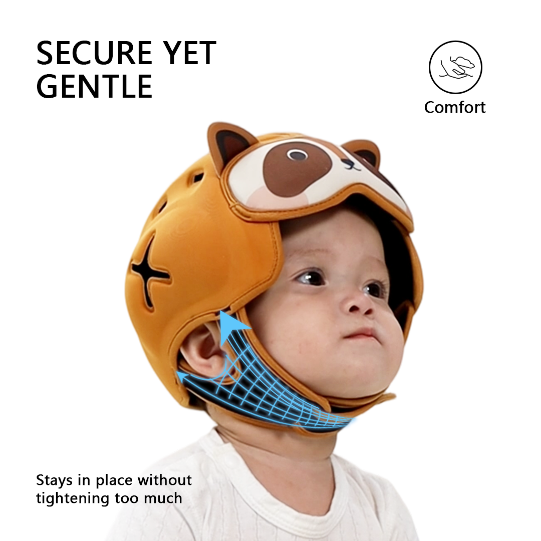 Mambobaby Raccoon Baby Head Guard