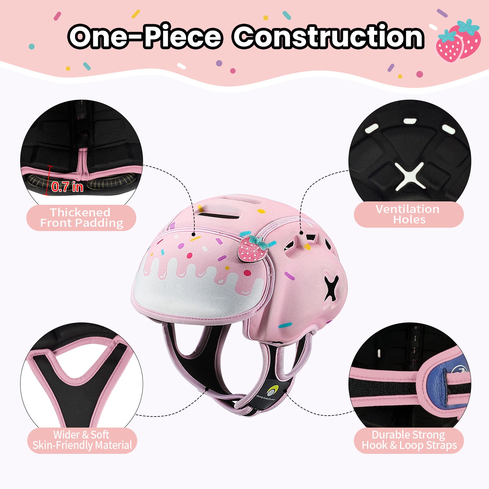 Mambobaby Berry Sweet Baby Head Guard
