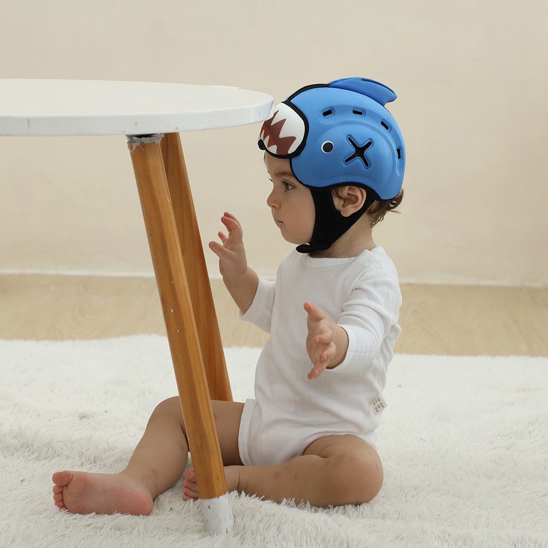 Mambobaby Blue Shark Baby Head Guard
