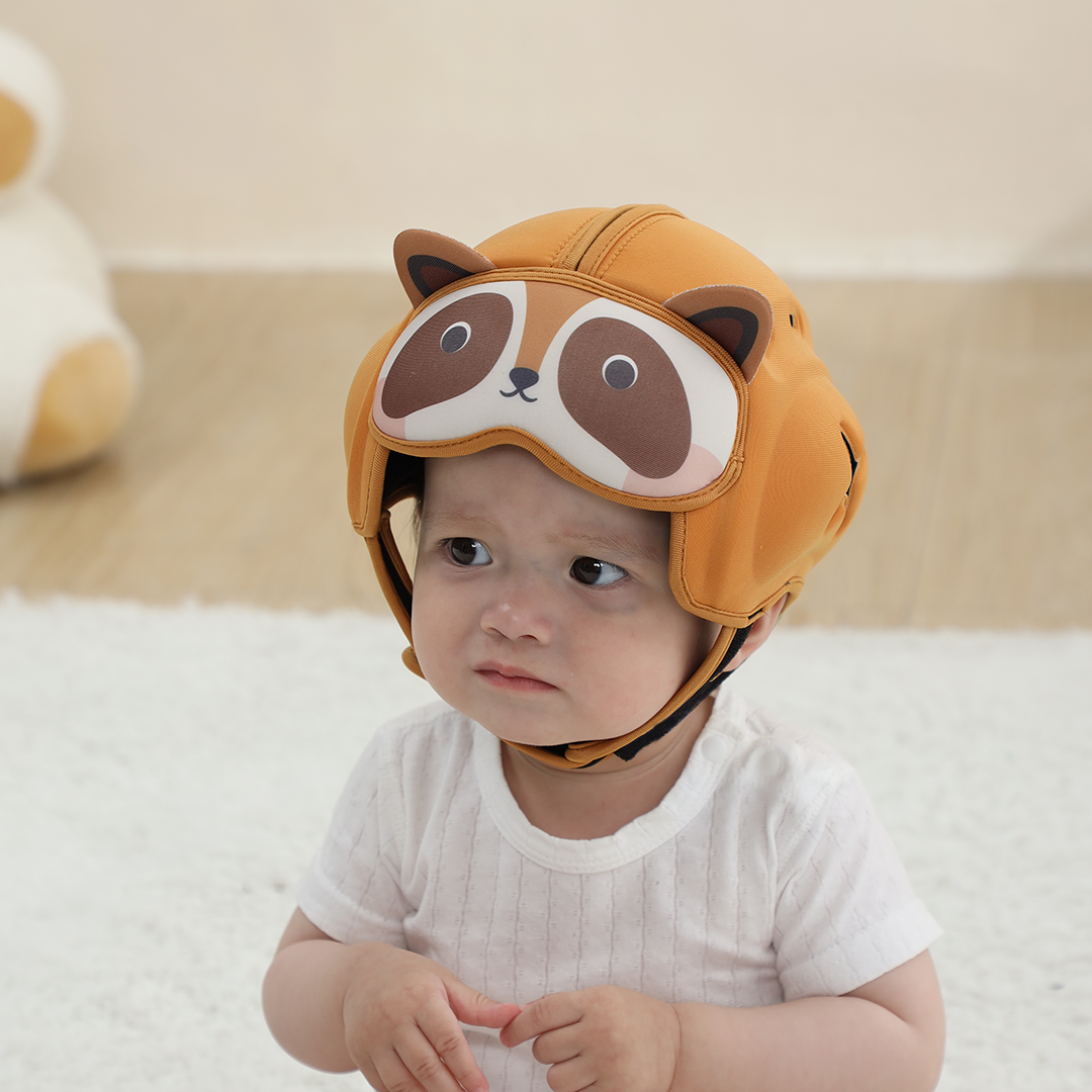 Mambobaby Raccoon Baby Head Guard