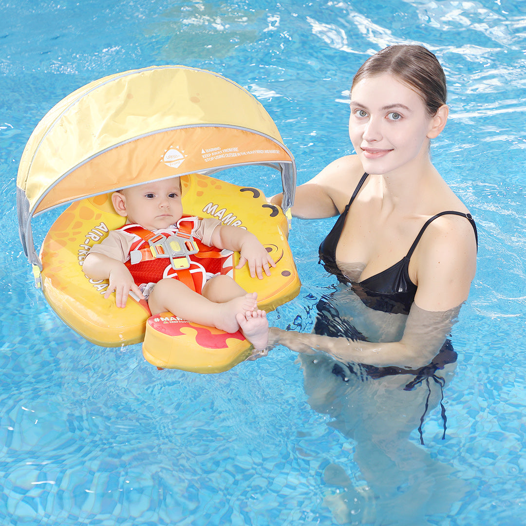 Mambobaby Deluxe™  Dino Jaw Chest Float with 3D Canopy