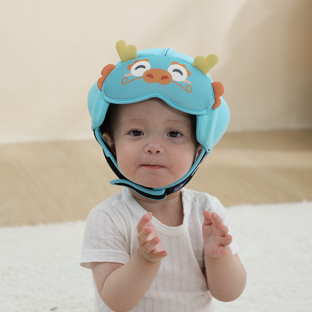 Mambobaby Little Green Dragon Baby Head Guard