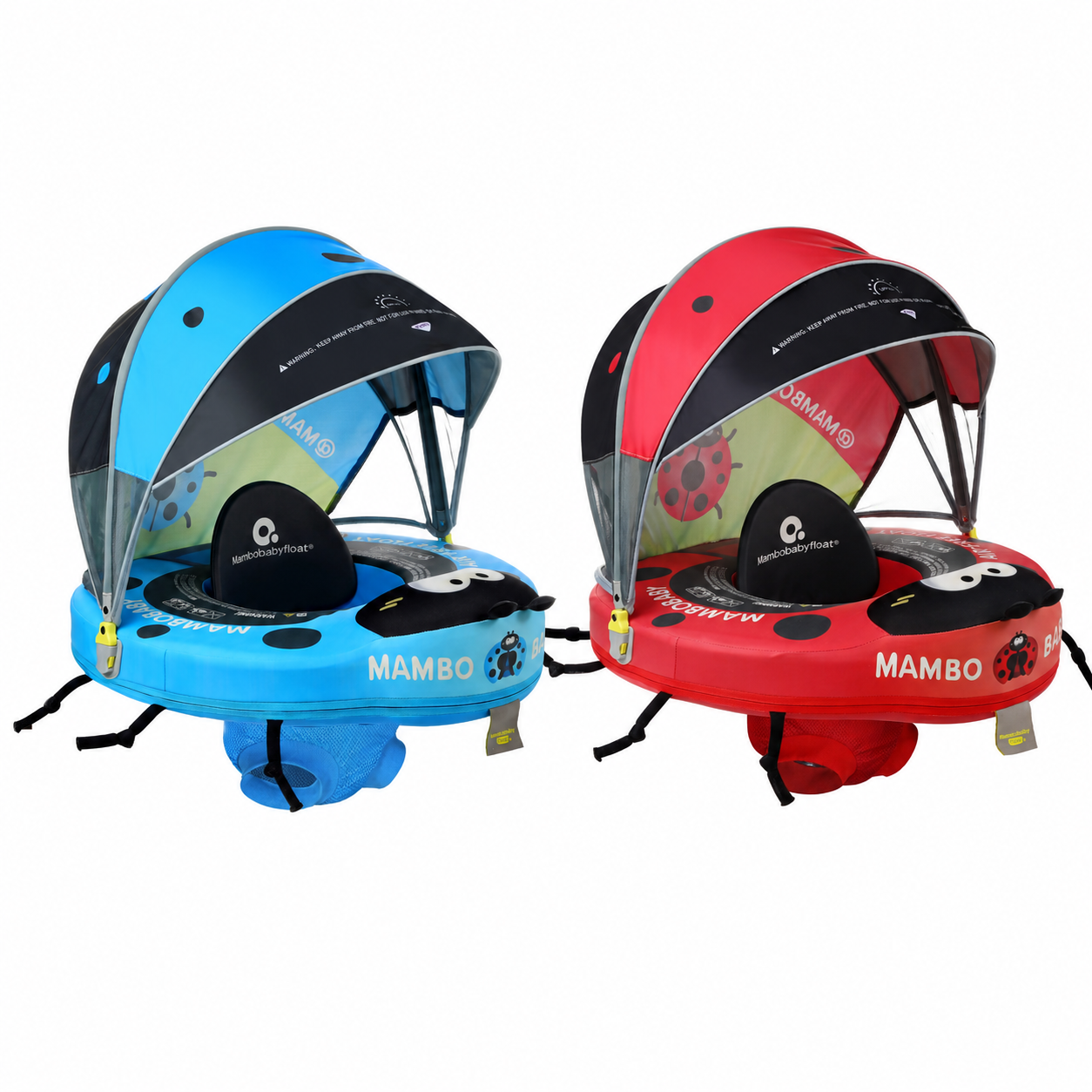 Mambobaby Air-Free Ladybug Baby Seat Float
