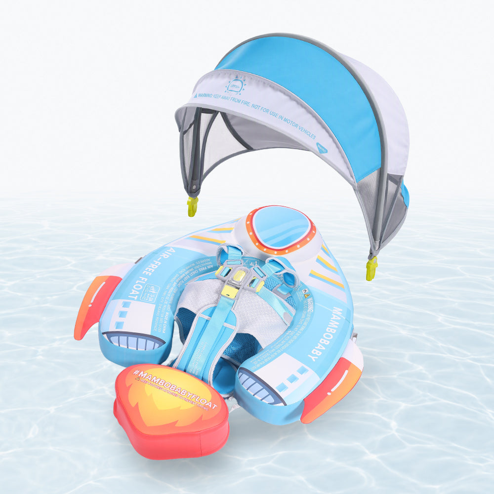 Mambobaby Deluxe™ Rocket Chest Float with 3D Canopy