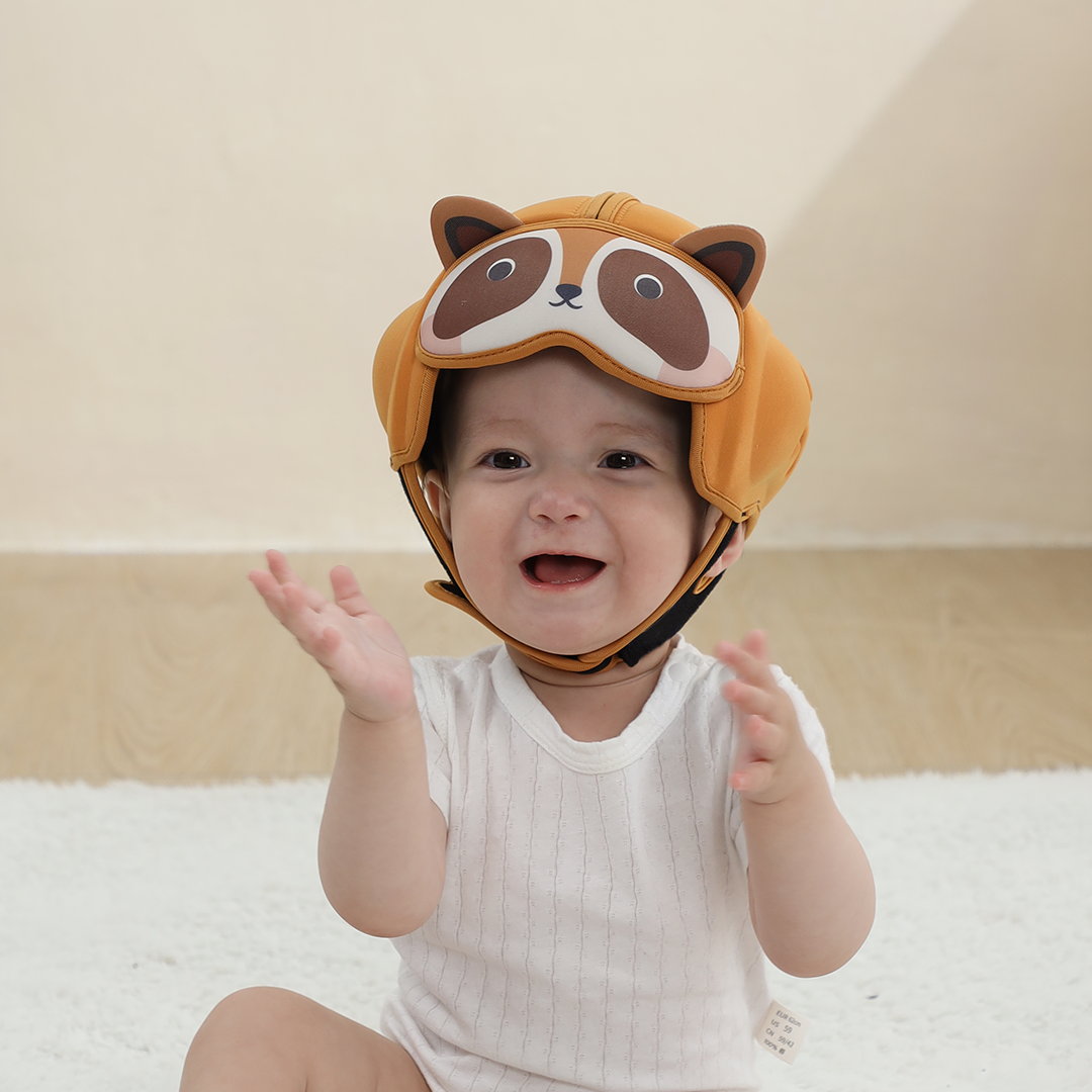 Mambobaby Raccoon Baby Head Guard