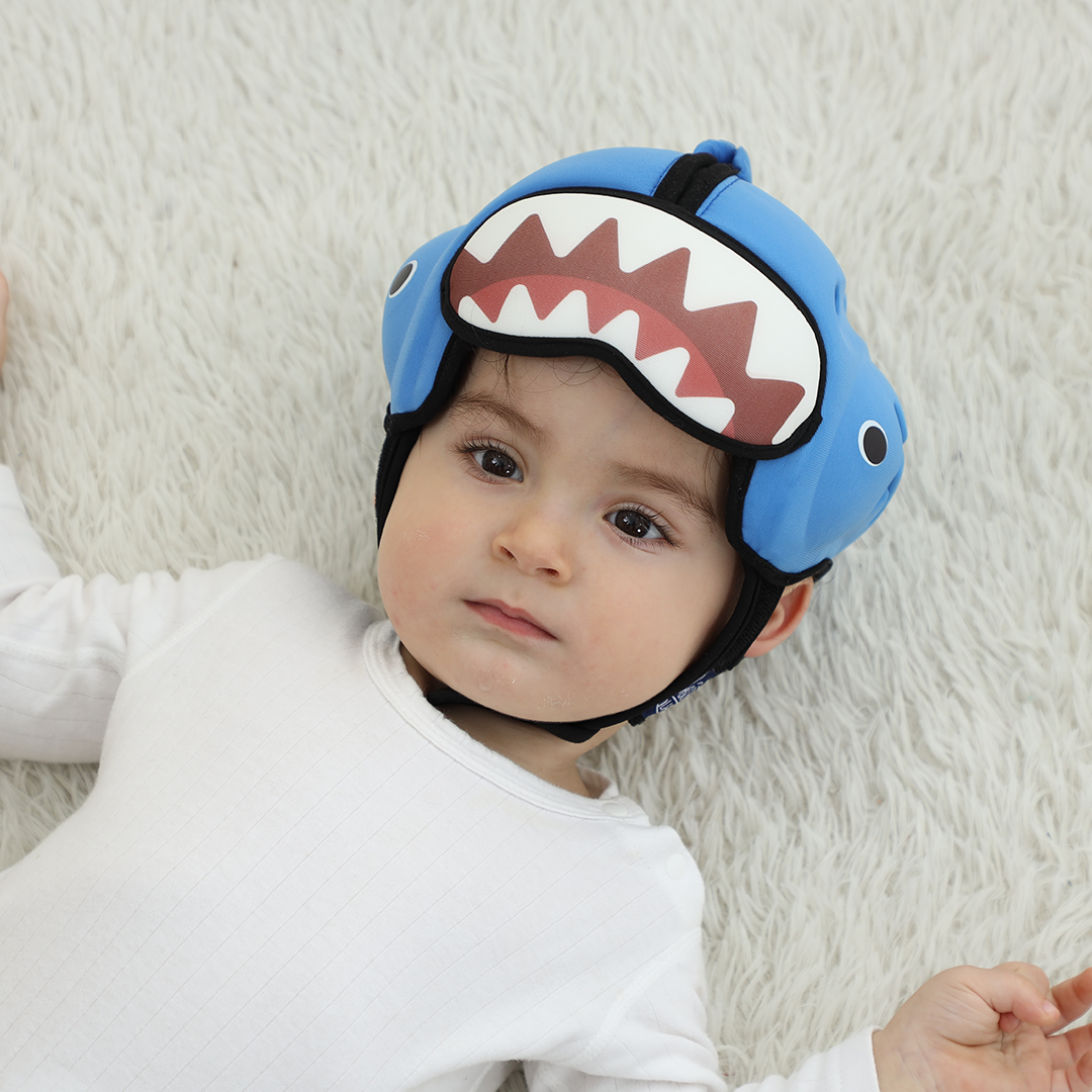 Mambobaby Blue Shark Baby Head Guard
