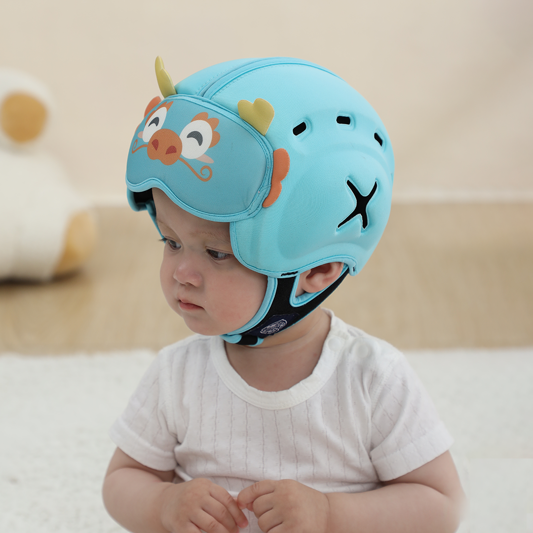 Mambobaby Little Green Dragon Baby Head Guard