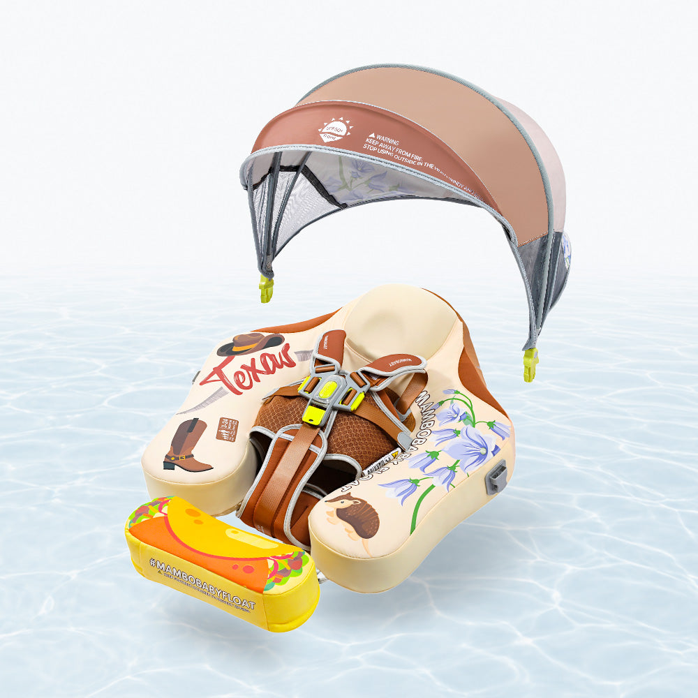 Mambobaby Deluxe™ Texas Chest Float with 3D Canopy