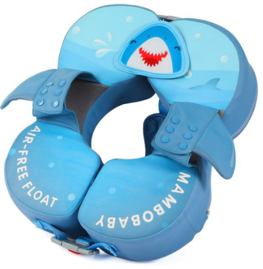 Mambobaby Air-Free Shark Baby Shoulder Float
