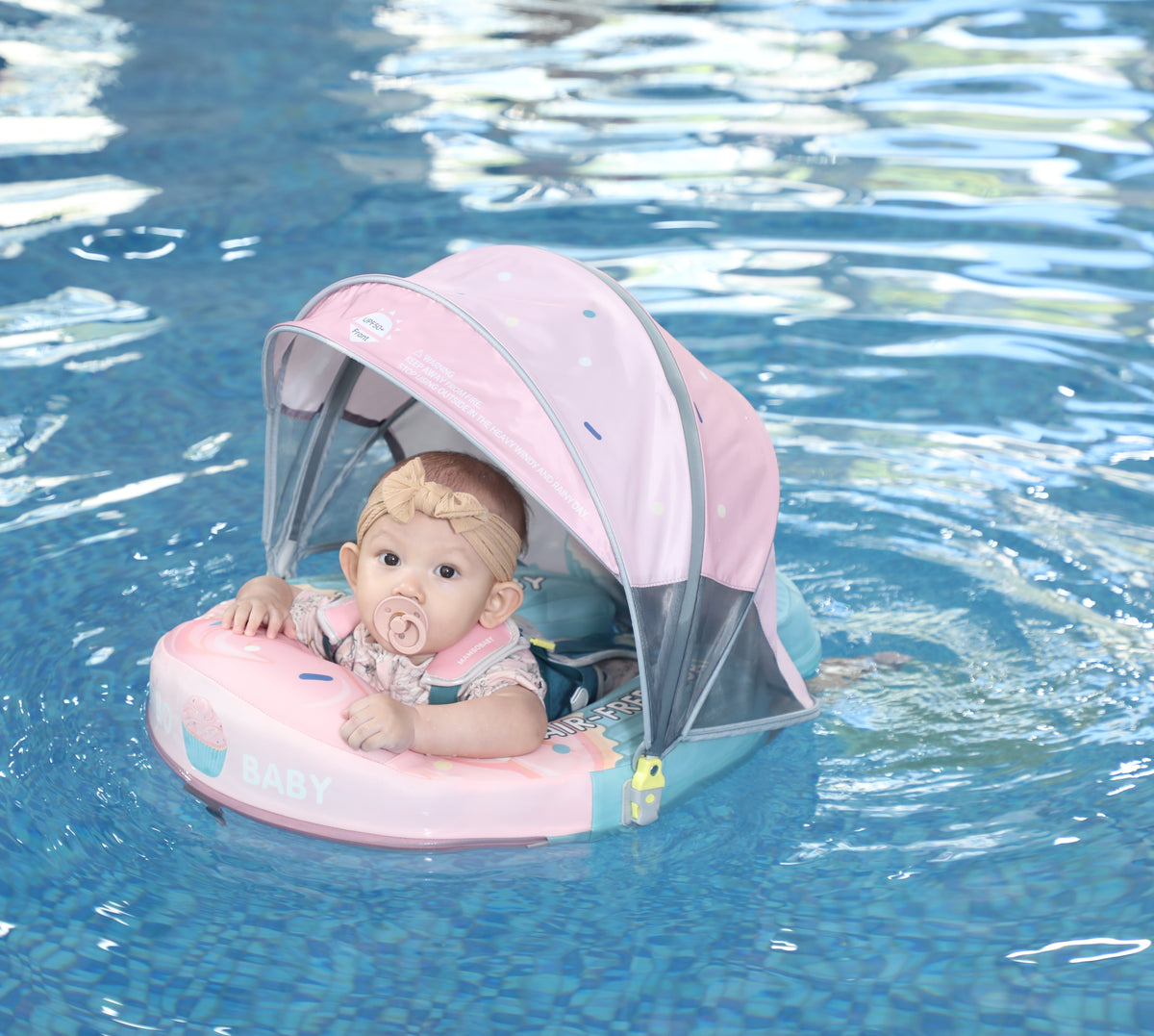 Mambobaby Deluxe™  Cup Cake Chest Float with 3D Canopy