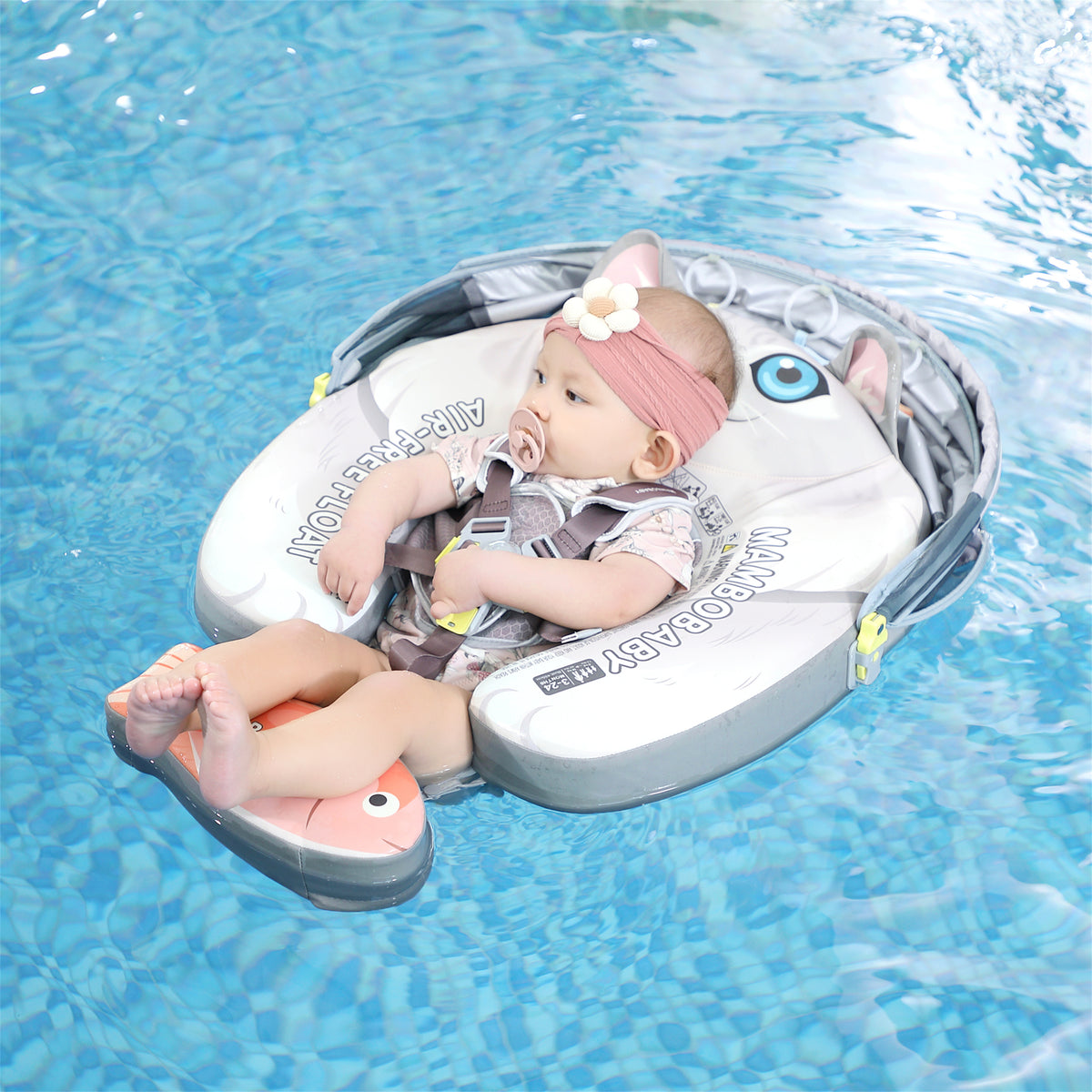 Mambobaby Deluxe™ Cat Chest Float with 3D Canopy