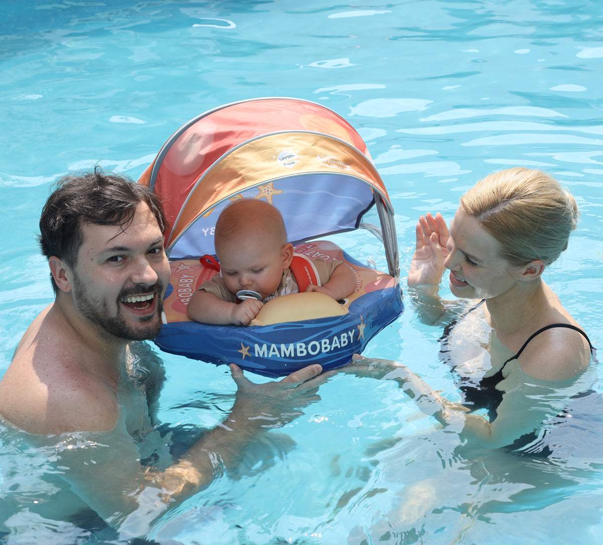 Mambobaby Deluxe™ Starry Fun Chest Float with 3D Canopy