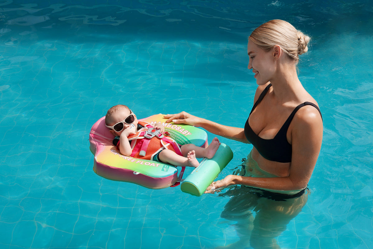 Mambobaby Deluxe™ Fade Color Chest Float with Canopy
