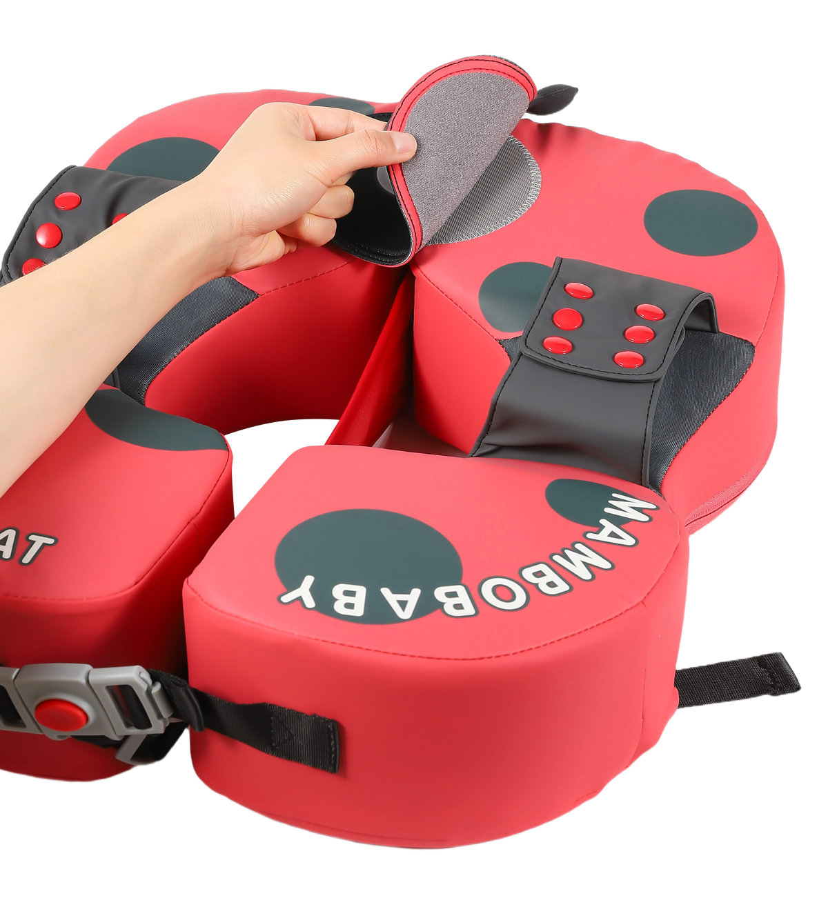 Mambobaby Air-Free Ladybug Baby Shoulder Float